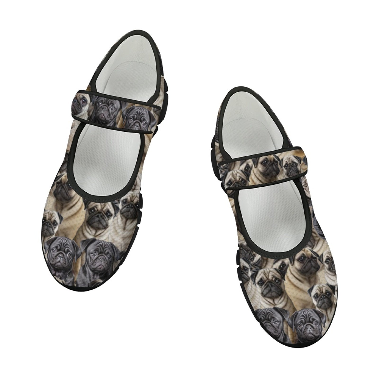 Pug - Mary Jane Shoes