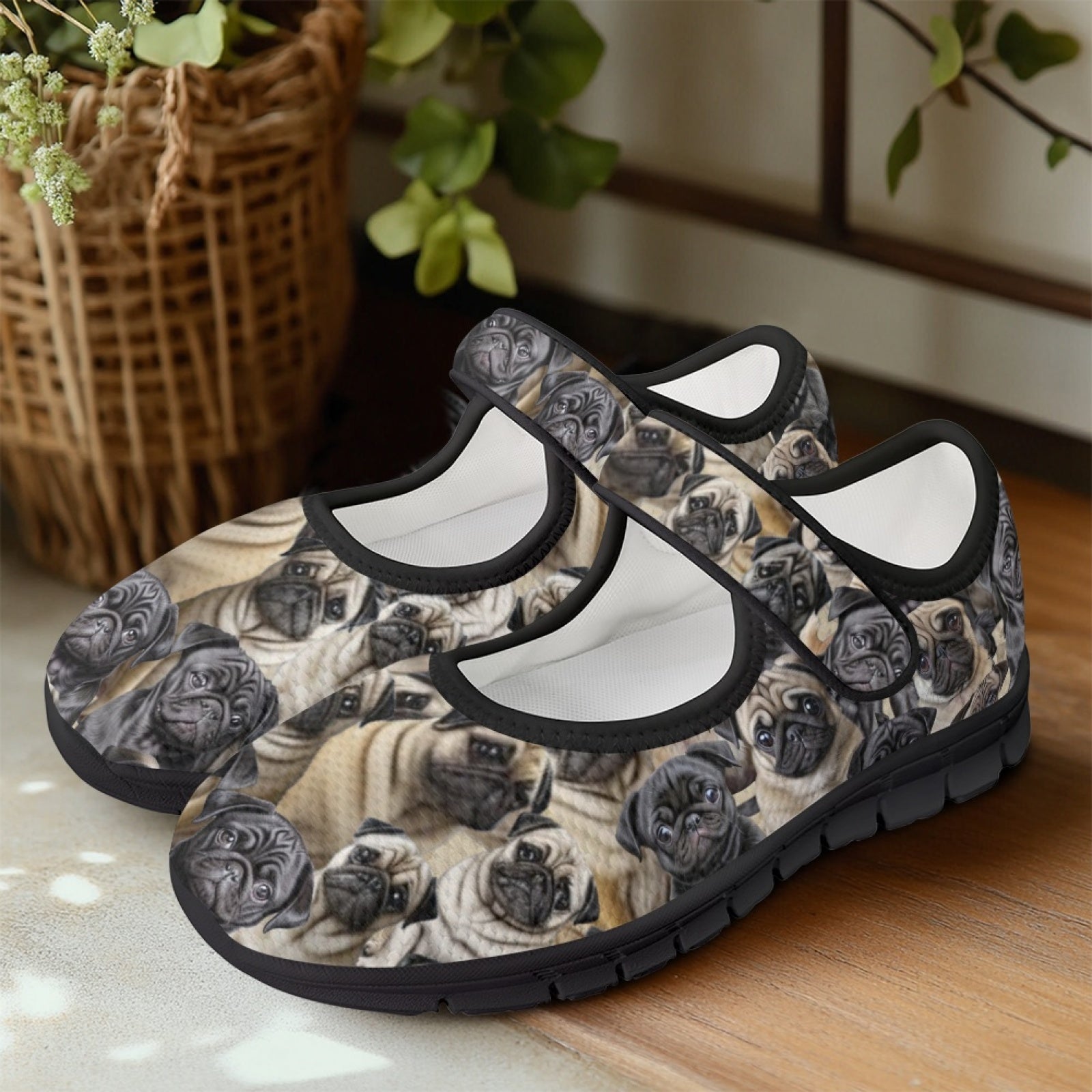 Pug - Mary Jane Shoes