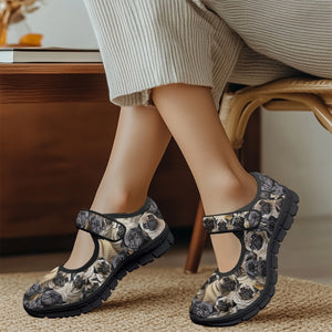Pug - Mary Jane Shoes
