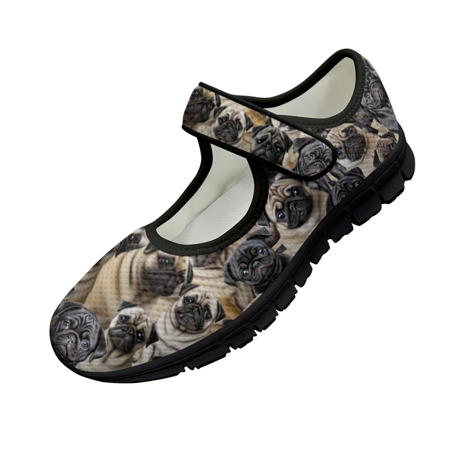 Pug - Mary Jane Shoes