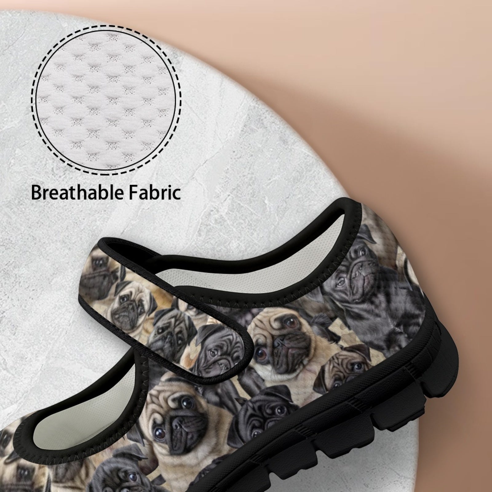 Pug - Mary Jane Shoes