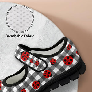 Ladybird Gingham - Mary Jane Shoes