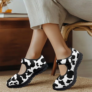 Cow - Mary Jane Shoes