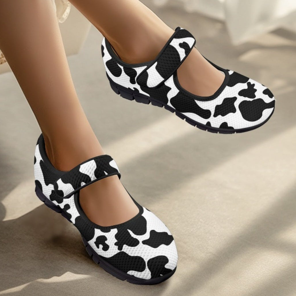 Cow - Mary Jane Shoes