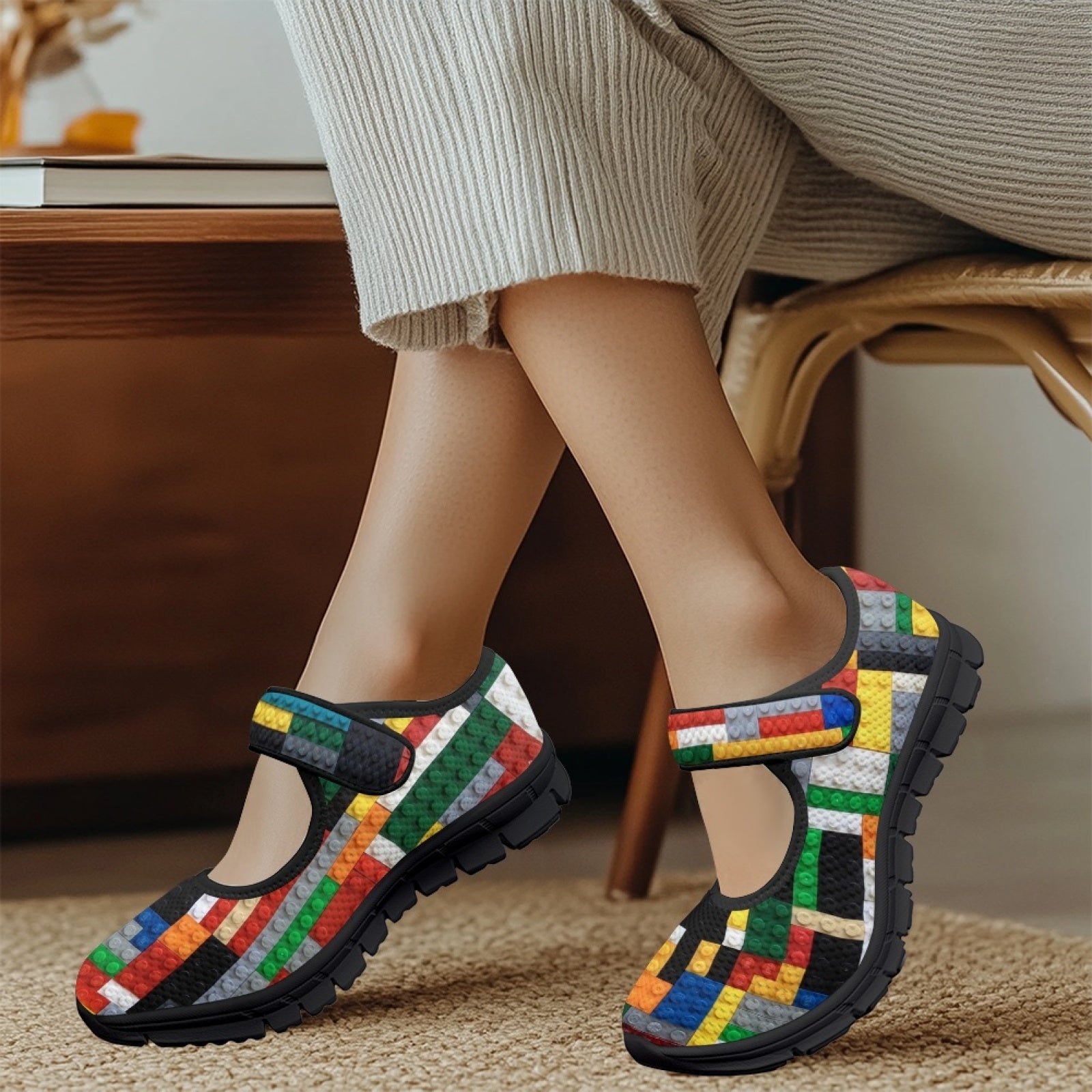 Building Blocks - Mary Jane Shoes