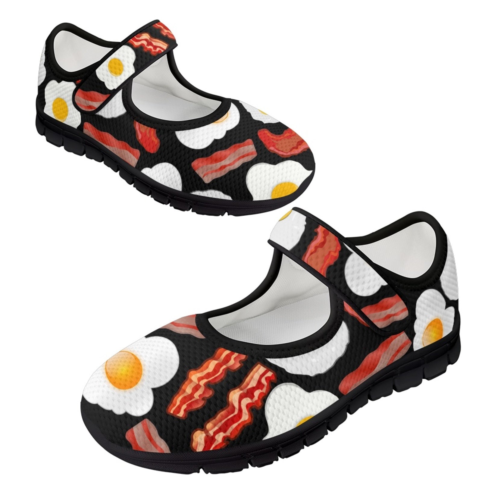 Bacon and Eggs - Mary Jane Shoes