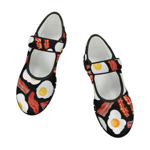Bacon and Eggs - Mary Jane Shoes
