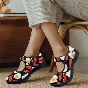Bacon and Eggs - Mary Jane Shoes