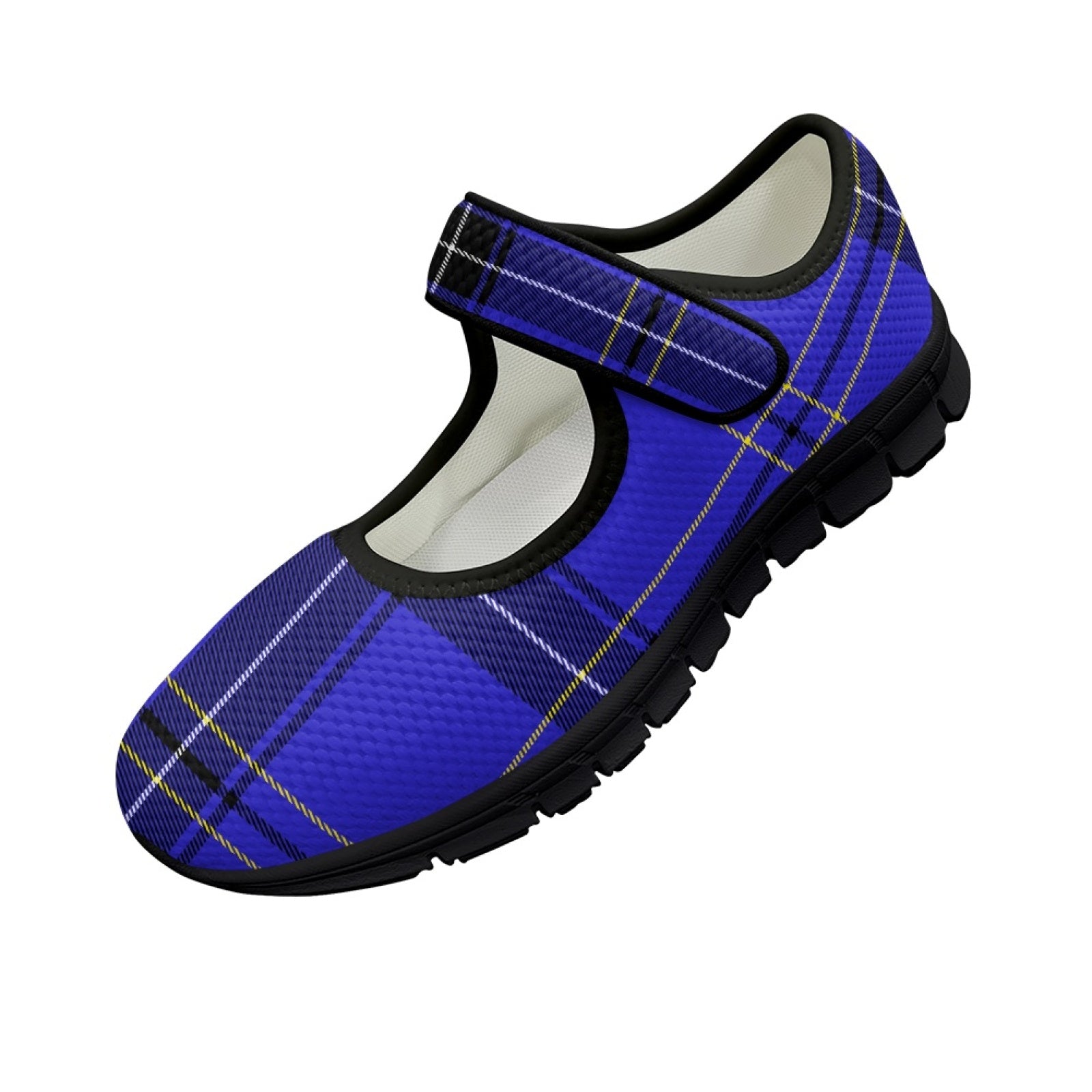 Tartan Blue - Mary Jane Shoes