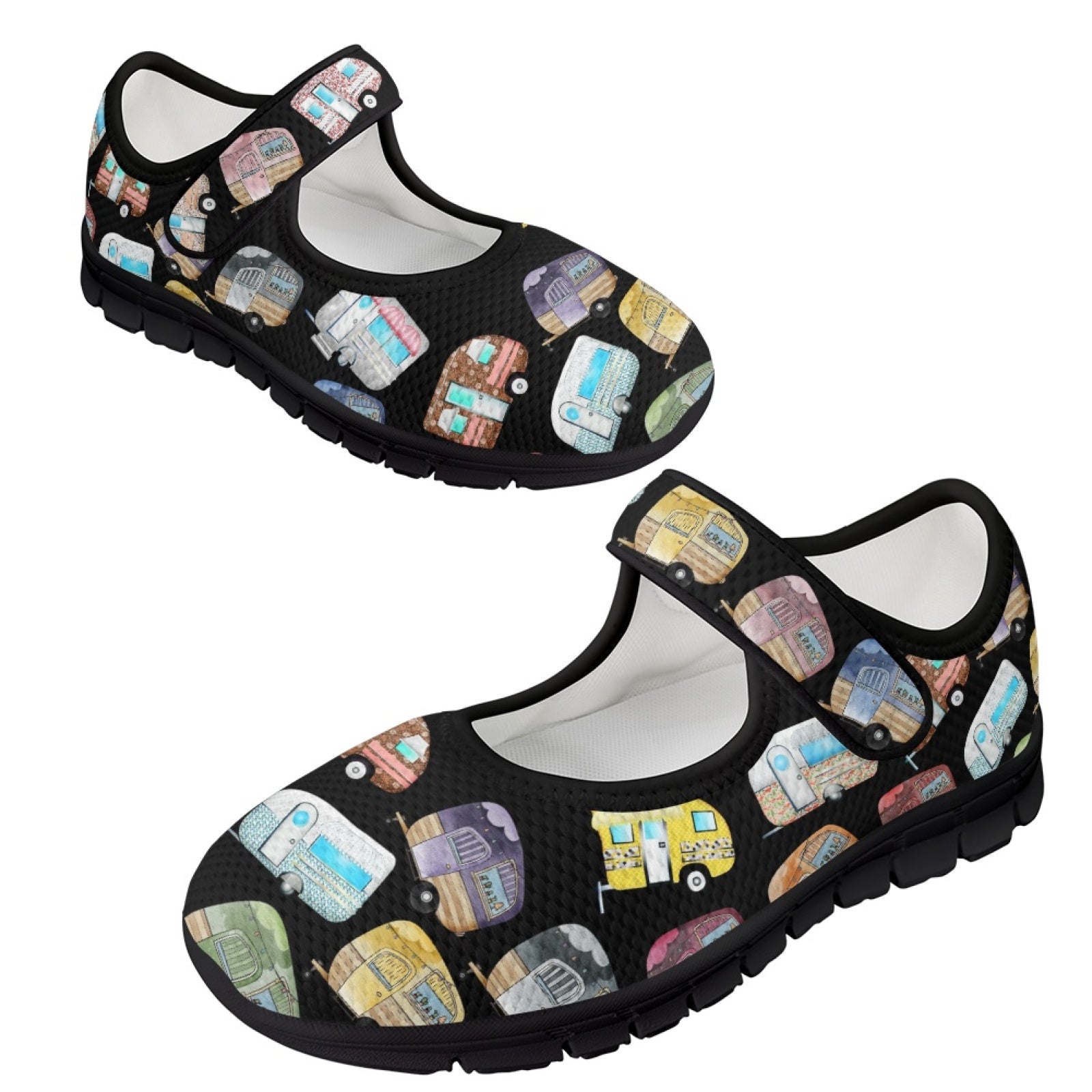 Caravans - Mary Jane Shoes