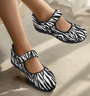 Zebra - Mary Jane Shoes