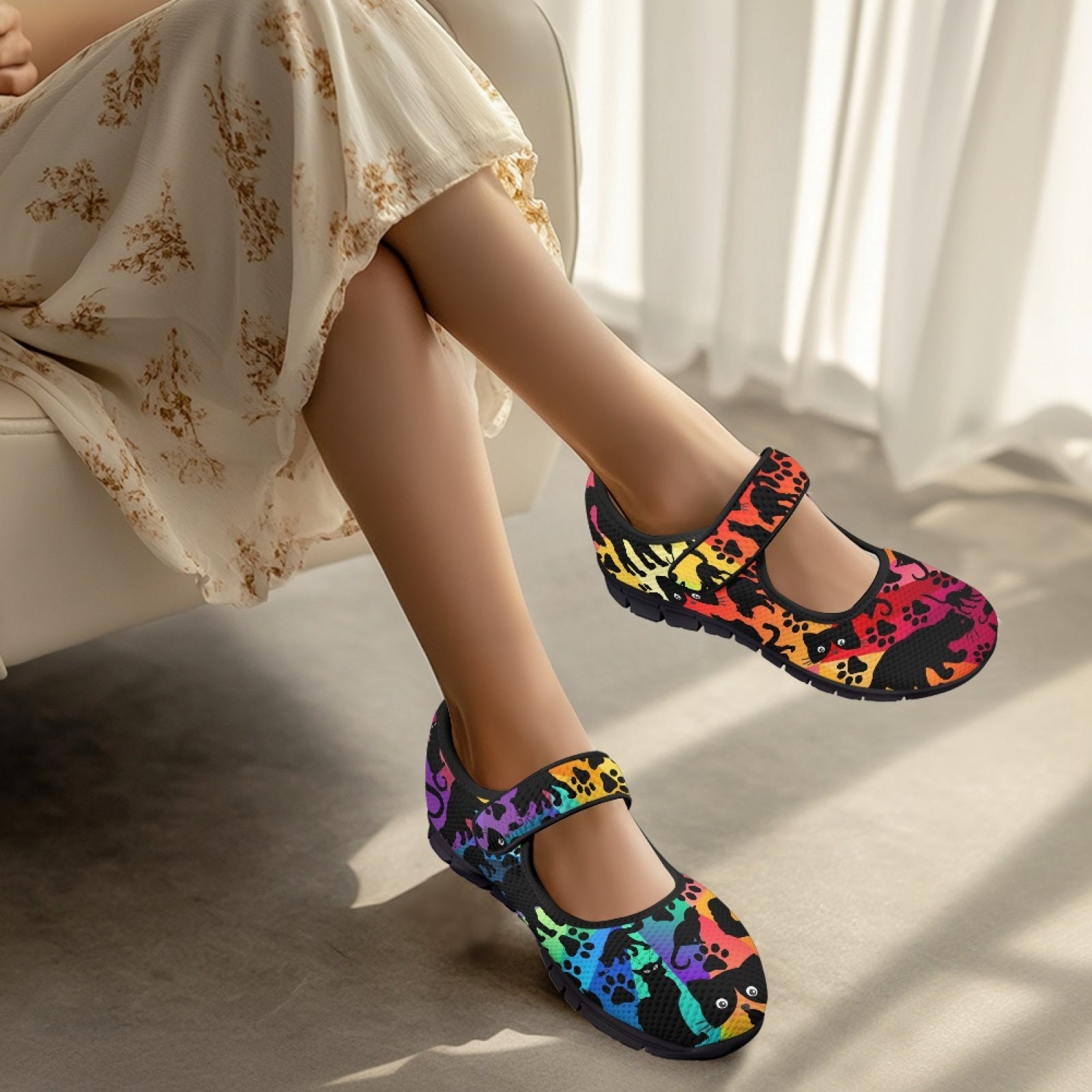 Black Cat Bright - Mary Jane Shoes