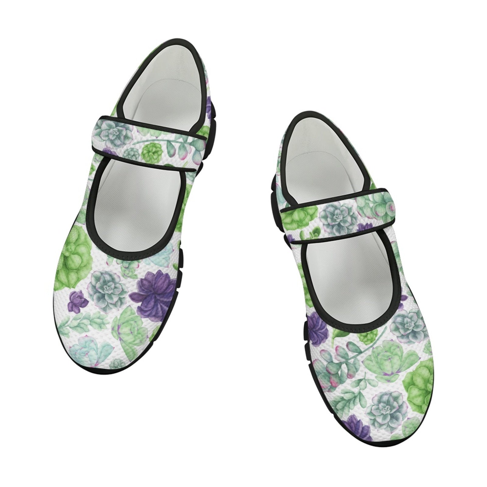 Succulents - Mary Jane Shoes