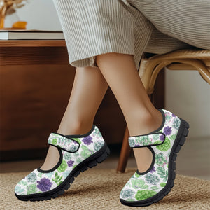 Succulents - Mary Jane Shoes