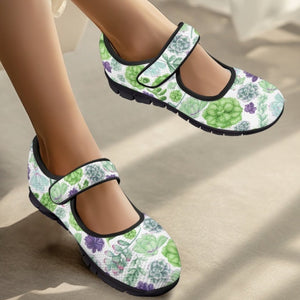 Succulents - Mary Jane Shoes