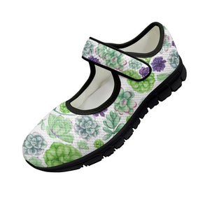 Succulents - Mary Jane Shoes