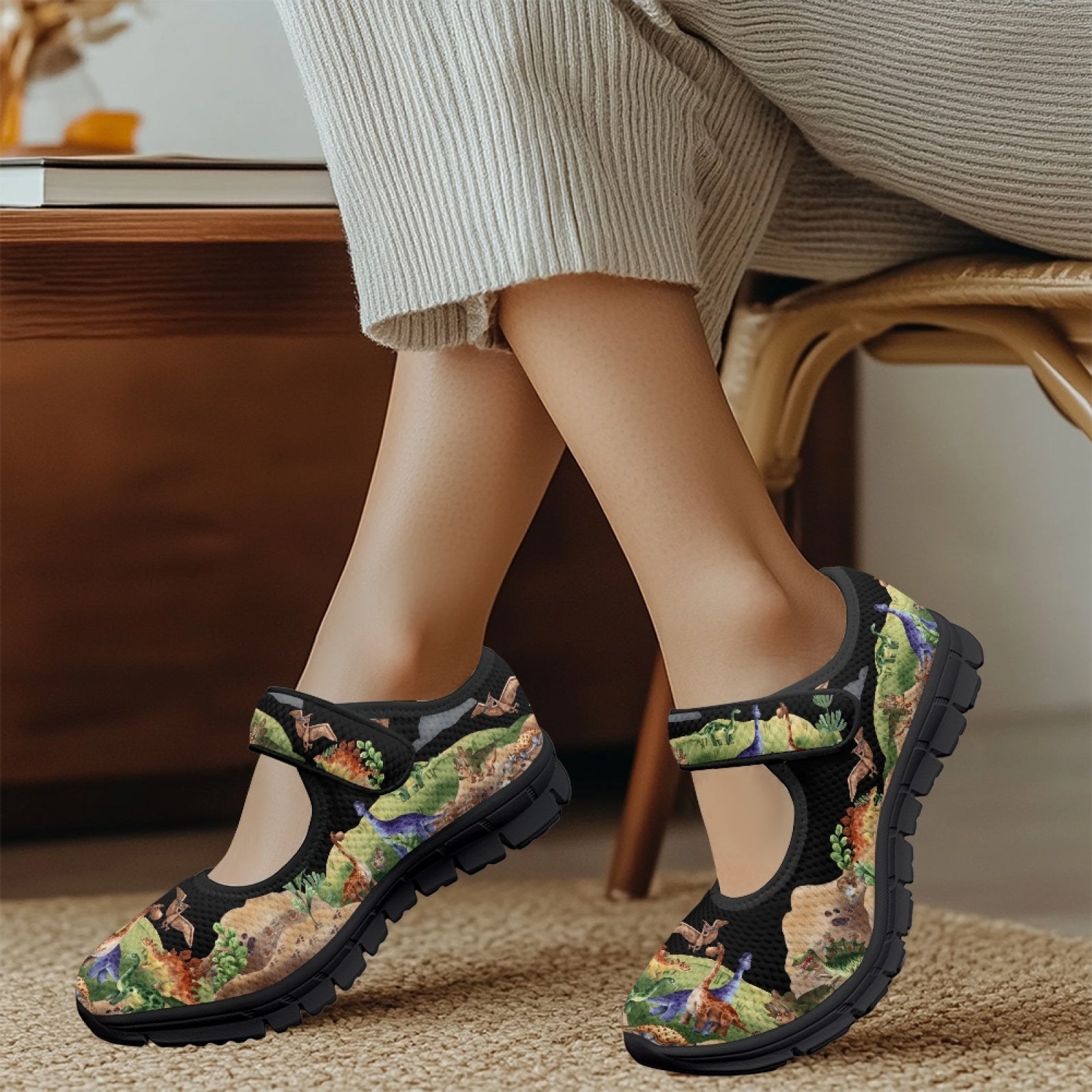 Dinosaur - Mary Jane Shoes