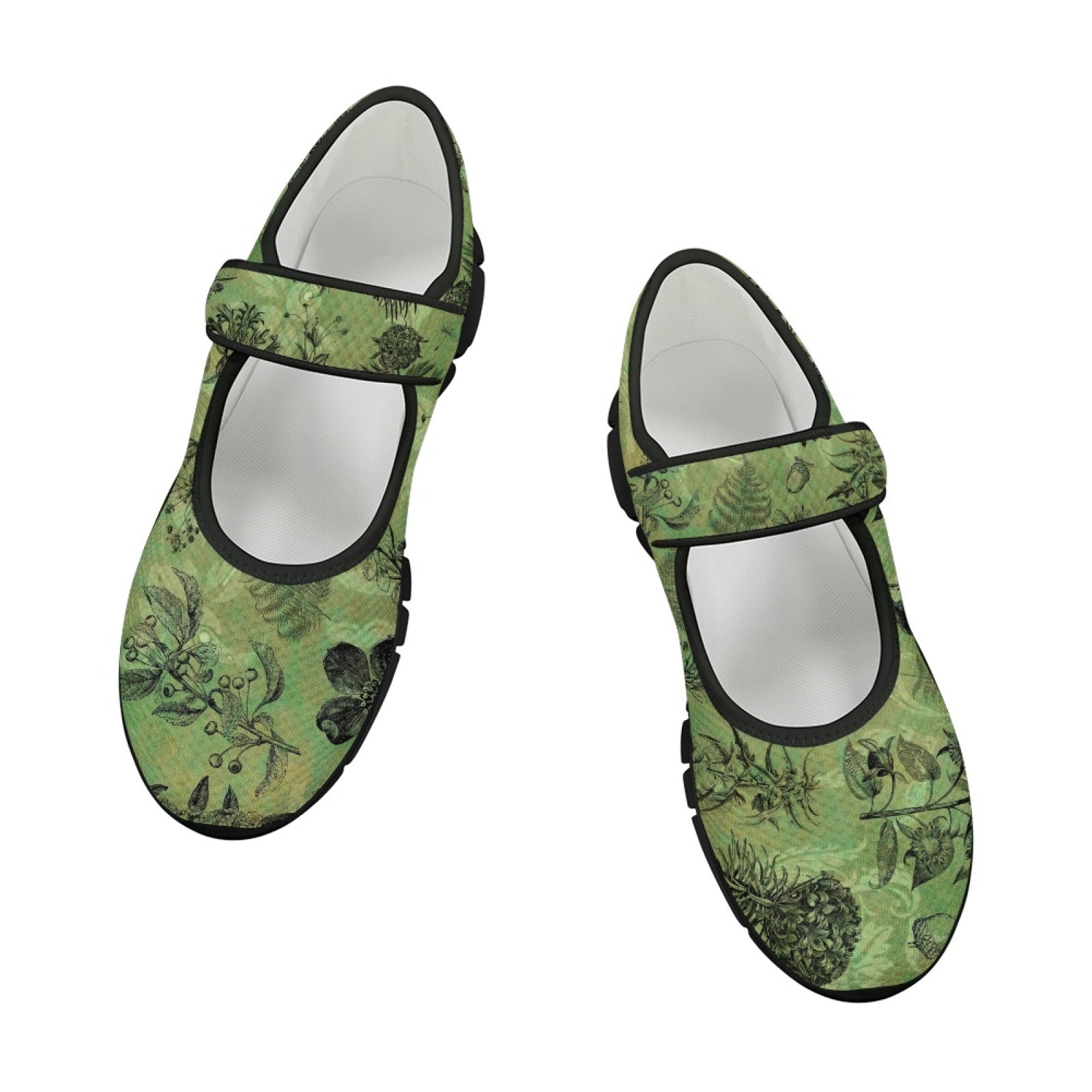 Vintage Botanical - Mary Jane Shoes