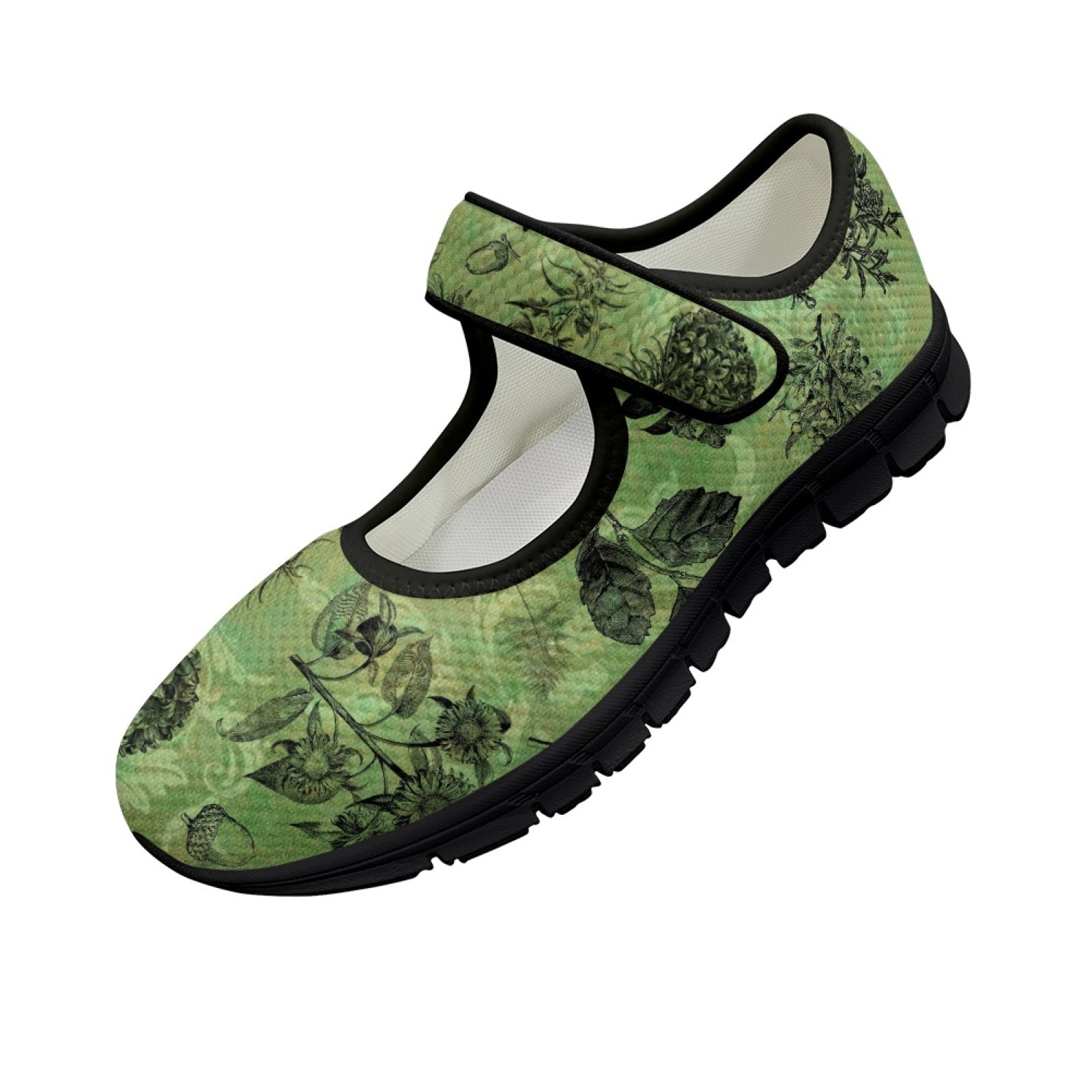 Vintage Botanical - Mary Jane Shoes