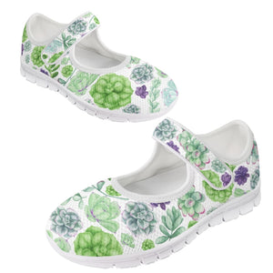 Succulents - Mary Jane Shoes