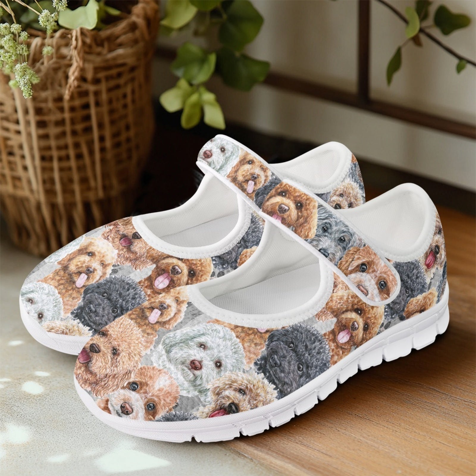 Poodle - Mary Jane Shoes