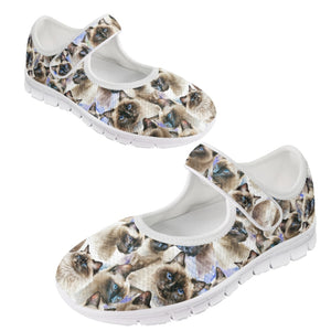 Siamese Cats - Mary Jane Shoes