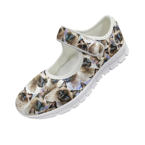 Siamese Cats - Mary Jane Shoes