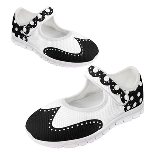 Wingtips Polkadot - Mary Jane Shoes