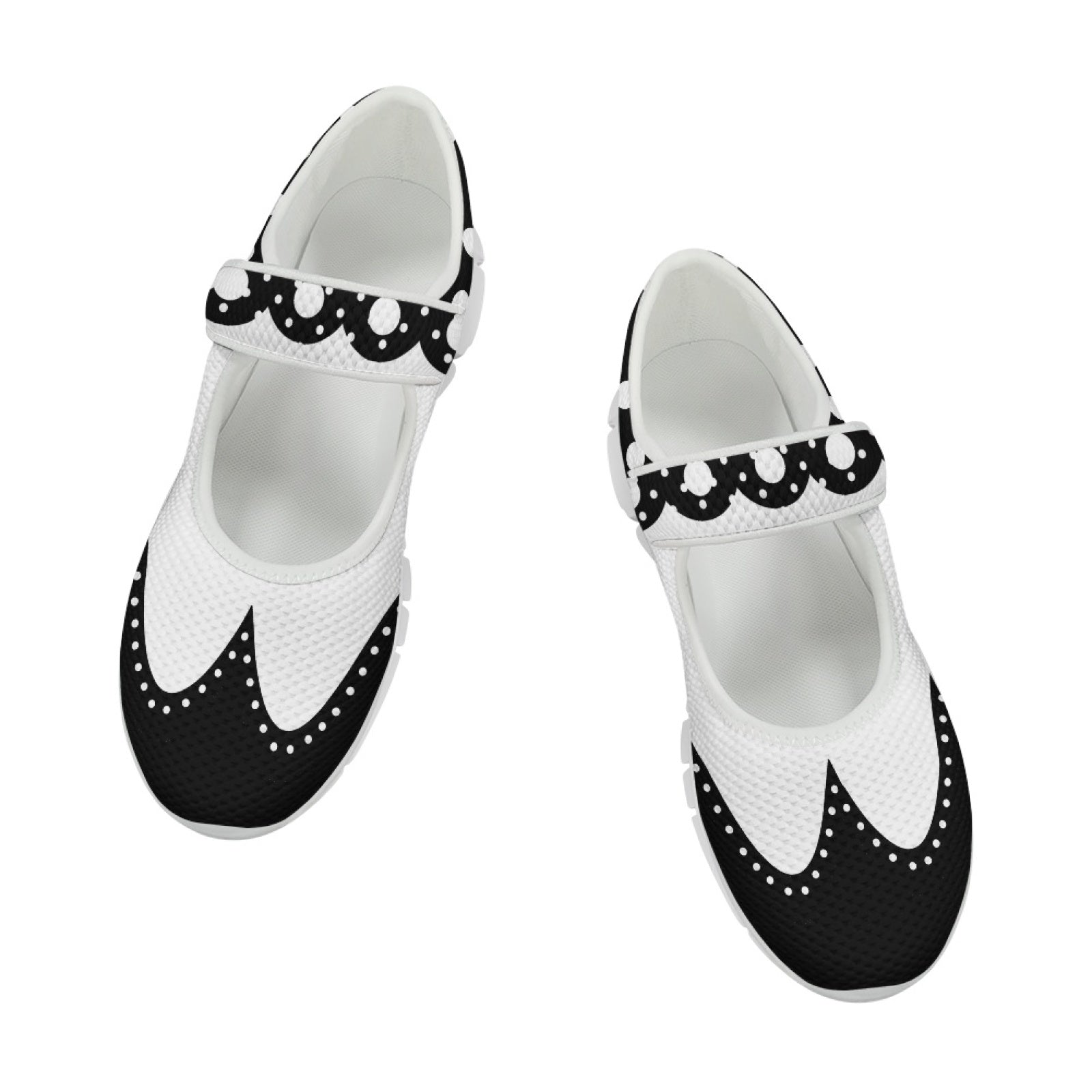 Wingtips Polkadot - Mary Jane Shoes