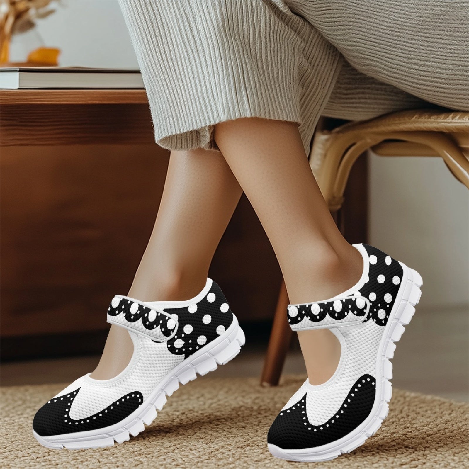 Wingtips Polkadot - Mary Jane Shoes