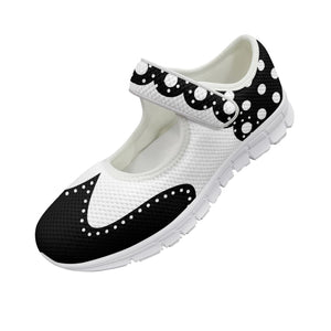 Wingtips Polkadot - Mary Jane Shoes
