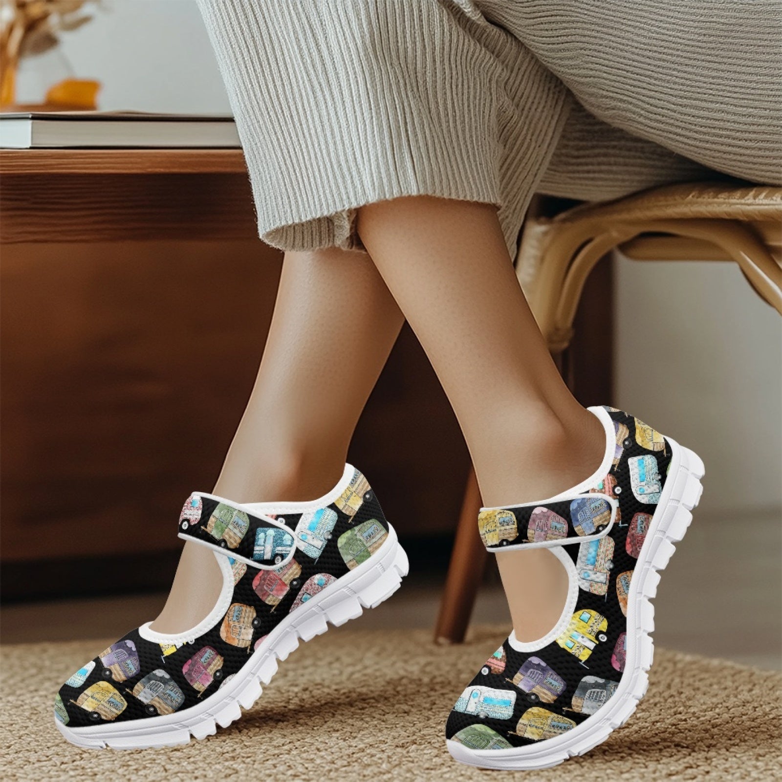 Caravans - Mary Jane Shoes