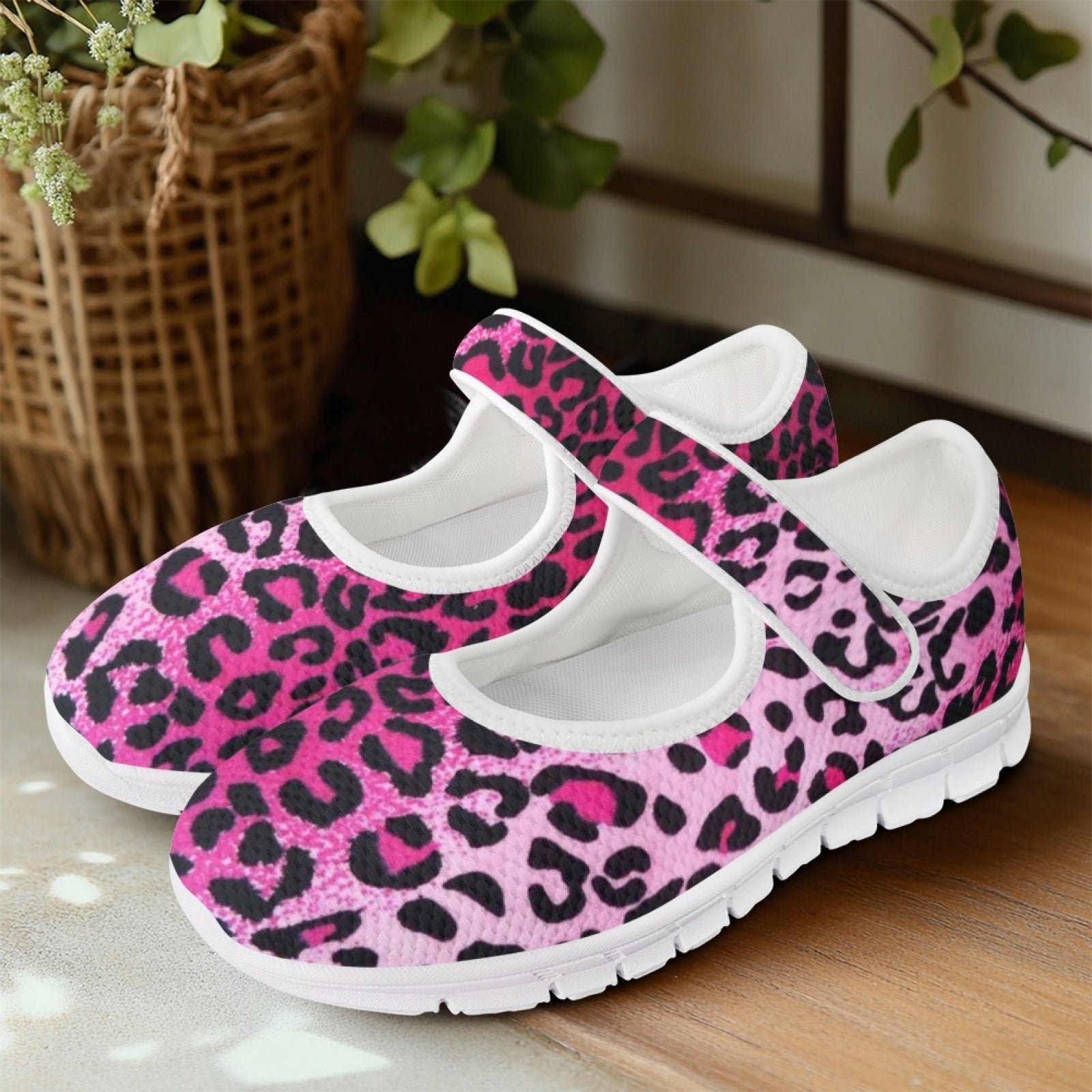 Leopard Pink - Mary Jane Shoes