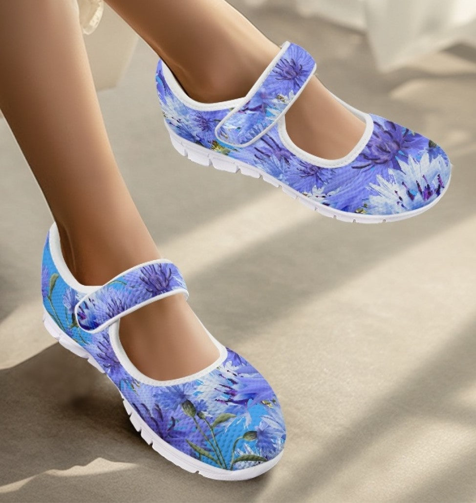 Cornflower - Mary Jane Shoes