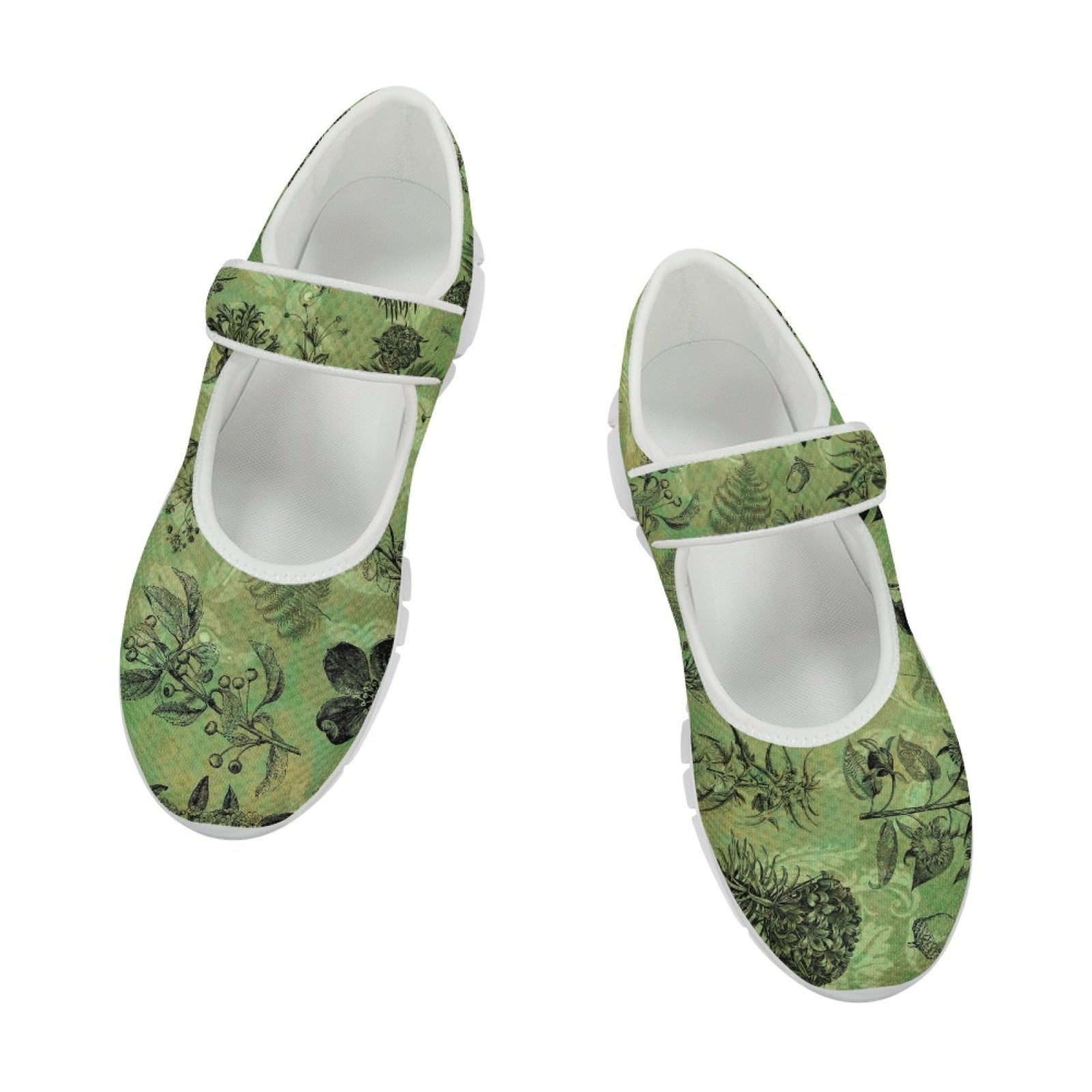 Vintage Botanical - Mary Jane Shoes