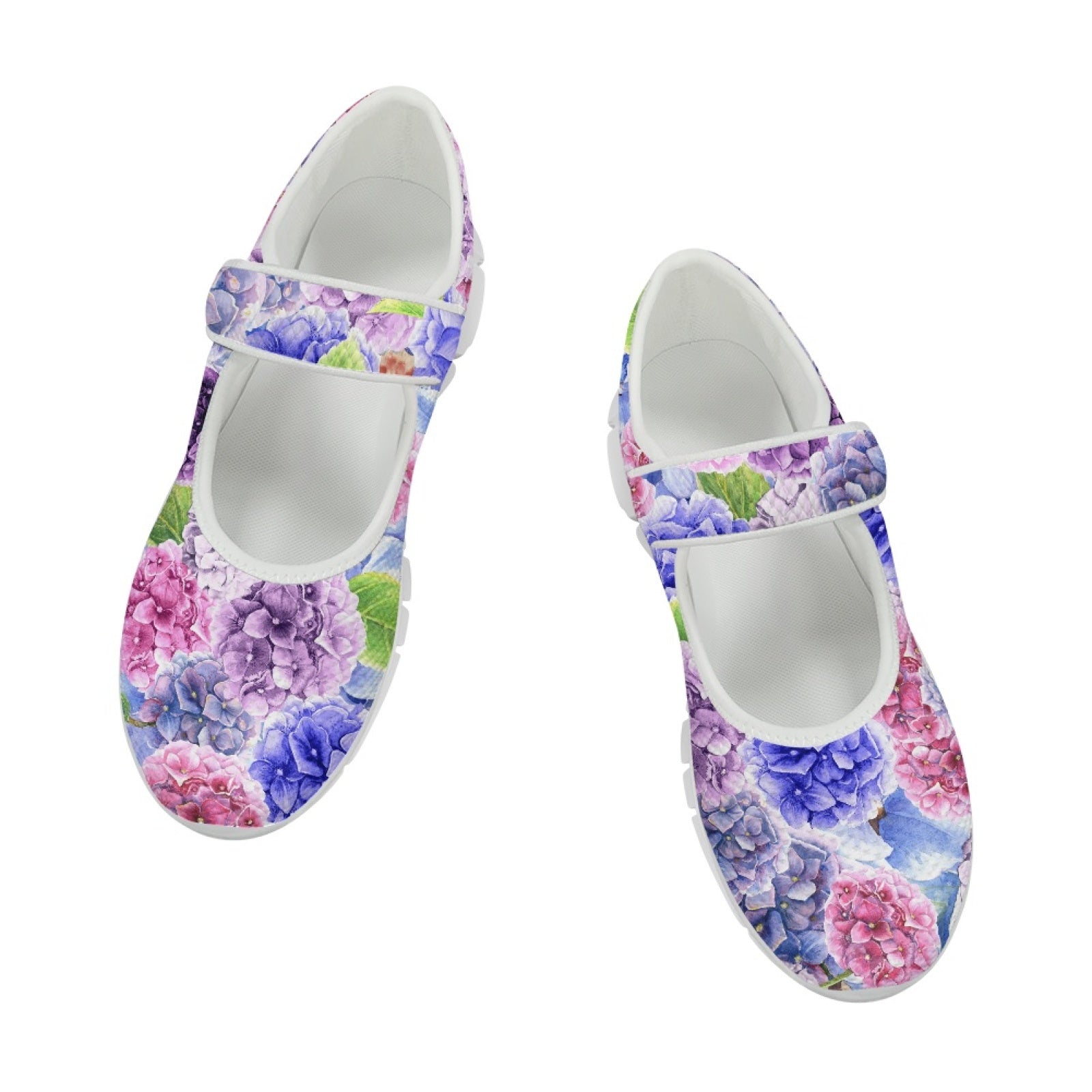 Hydrangeas - Mary Jane Shoes