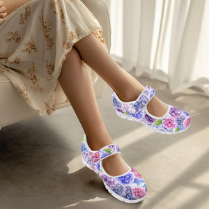 Hydrangeas - Mary Jane Shoes