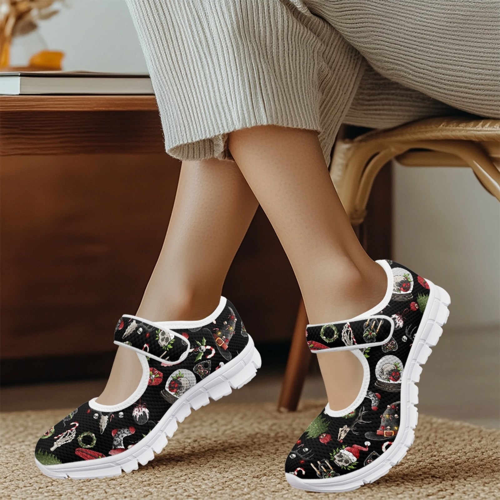 Gothic Xmas - Mary Jane Shoes