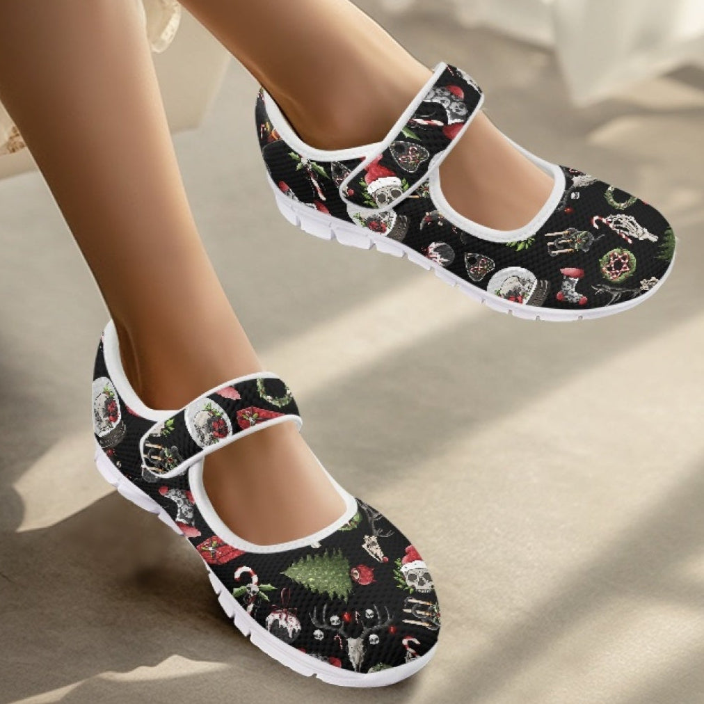Gothic Xmas - Mary Jane Shoes