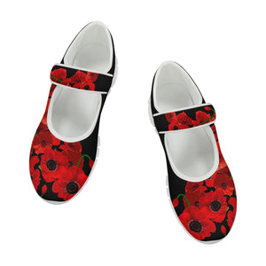 Poppies - Mary Jane Shoes