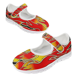 Flames - Mary Jane Shoes