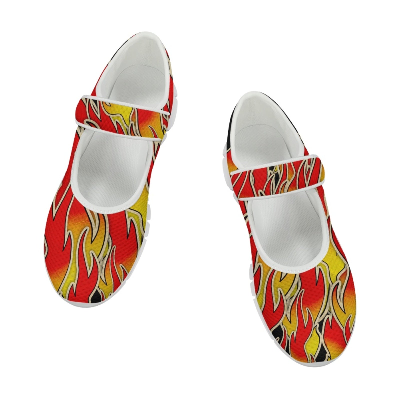 Flames - Mary Jane Shoes