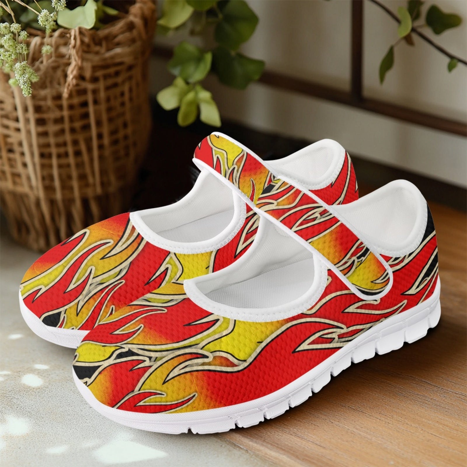 Flames - Mary Jane Shoes