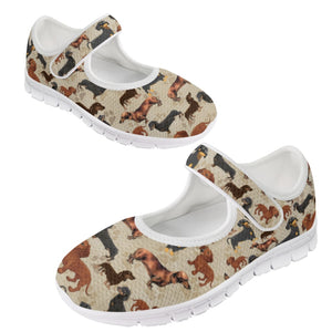Dachshund - Mary Jane Shoes
