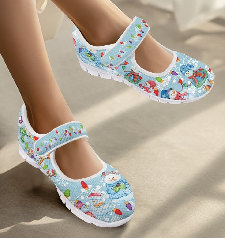 Snowmen - Mary Jane Shoes