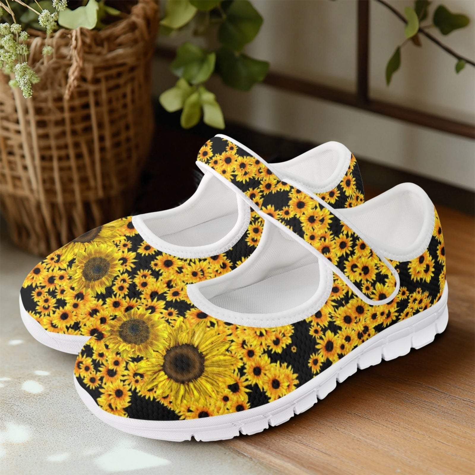 Sunflowers - Mary Jane Shoes