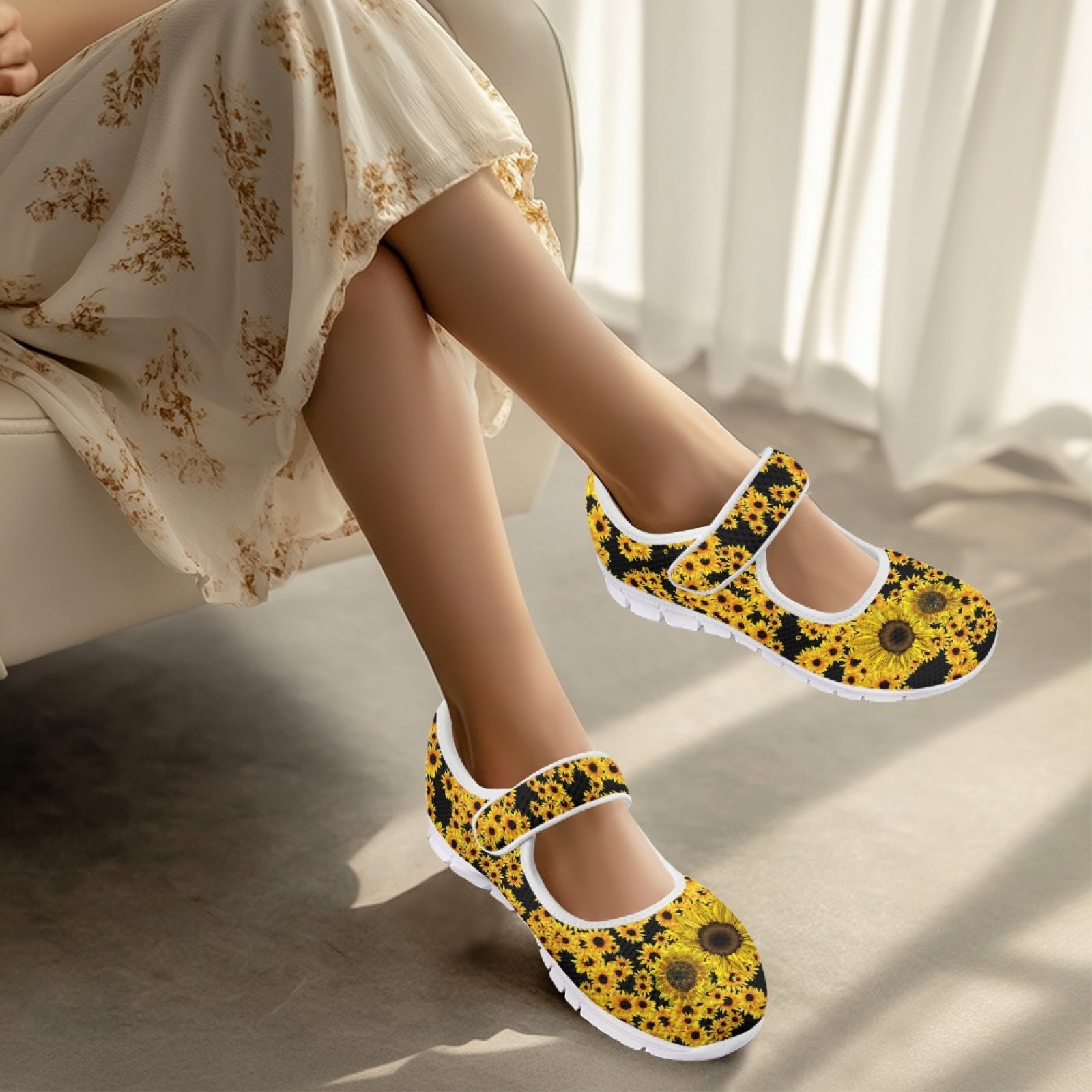 Sunflowers - Mary Jane Shoes