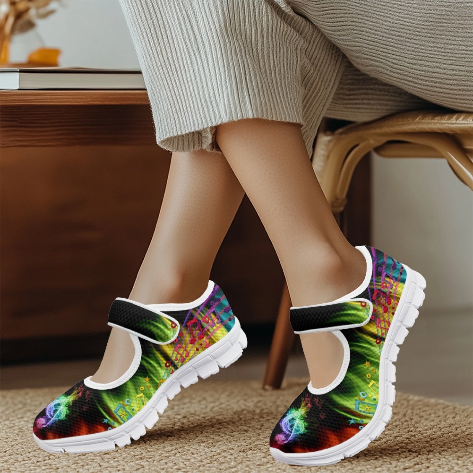 Musical Flames - Mary Jane Shoes