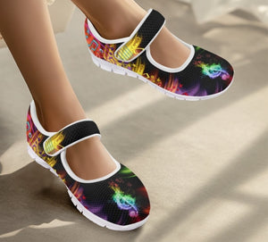 Musical Flames - Mary Jane Shoes