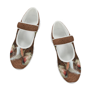 Feathers - Mary Jane Shoes